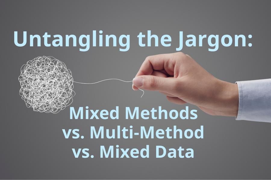 Untangling Mixed Methods, Multi-Method, and Mixed Data